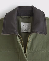 Cinched Waist Workwear Jacket