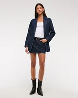 Oversized Denim Blazer