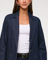 Oversized Denim Blazer