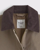 Mid-Length Waxed Barn Jacket