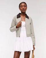 Denim Zip-Up Jacket