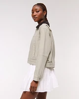 Denim Zip-Up Jacket