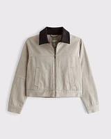 Denim Zip-Up Jacket