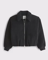 Bubble Hem Short Coat