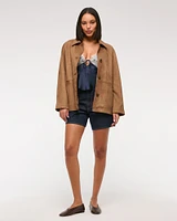 Classic Vegan Suede Jacket