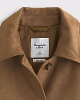 Classic Vegan Suede Jacket