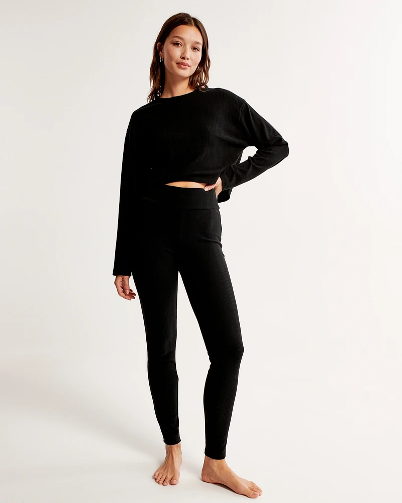 Cozy Rib Long-Sleeve Sleep Top