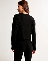 Cozy Rib Long-Sleeve Sleep Top