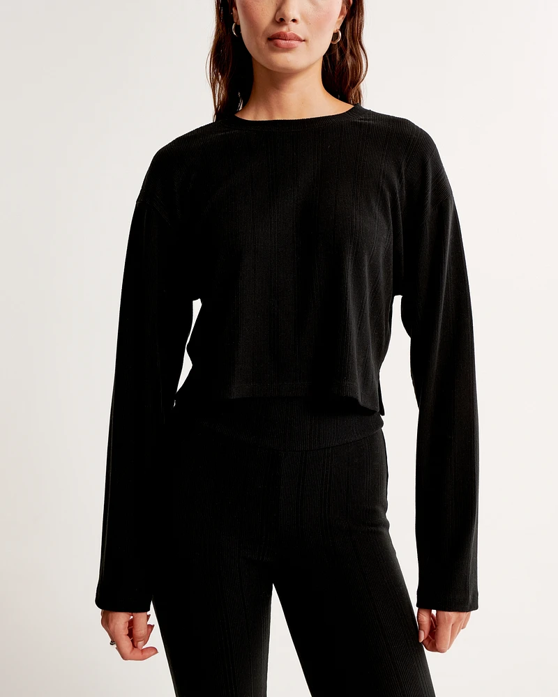 Cozy Rib Long-Sleeve Sleep Top