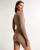 Lounge Long-Sleeve Romper