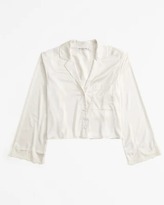 Lace and Satin Sleep Shirt
