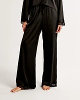 Lace and Satin Sleep Pant