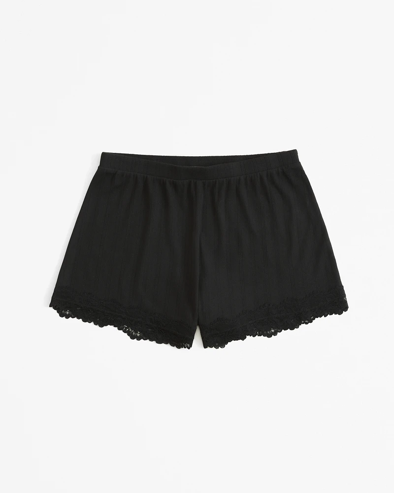 Lace and Pointelle Sleep Short