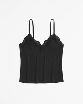 Lace and Pointelle Cami