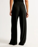 Pointelle Wide Leg Pant