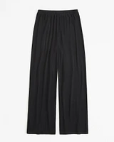 Pointelle Wide Leg Pant