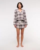 Flannel Sleep Short