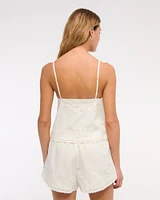 Cutwork Sleep Short