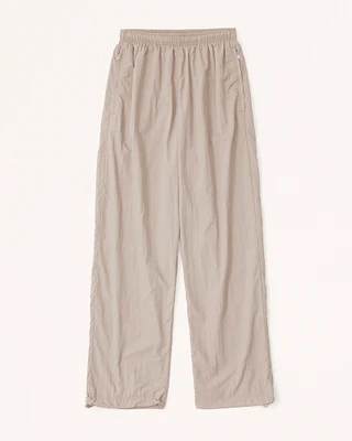 Crinkle Nylon Track Pant