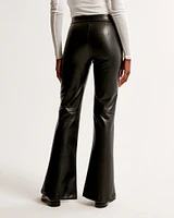 Vegan Leather Flare Pant