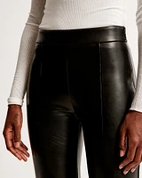 Vegan Leather Flare Pant