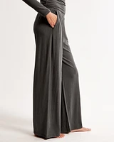 Cozy Lounge Knit Wide Leg Sweatpant