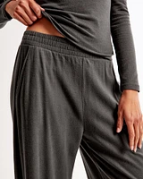 Cozy Lounge Knit Wide Leg Sweatpant