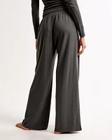 Cozy Lounge Knit Wide Leg Sweatpant