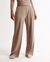 Lounge Cotton-Modal Wide Leg Pant