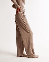 Lounge Cotton-Modal Wide Leg Pant