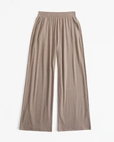 Lounge Cotton-Modal Wide Leg Pant