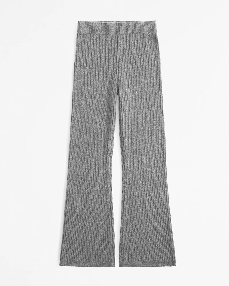 High Rise Ribbed Boot Pant