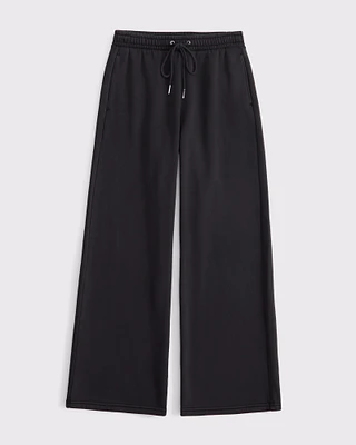 Essential Mid Rise Wide Leg Sweatpant