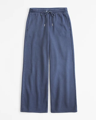 Essential Mid Rise Wide Leg Sweatpant