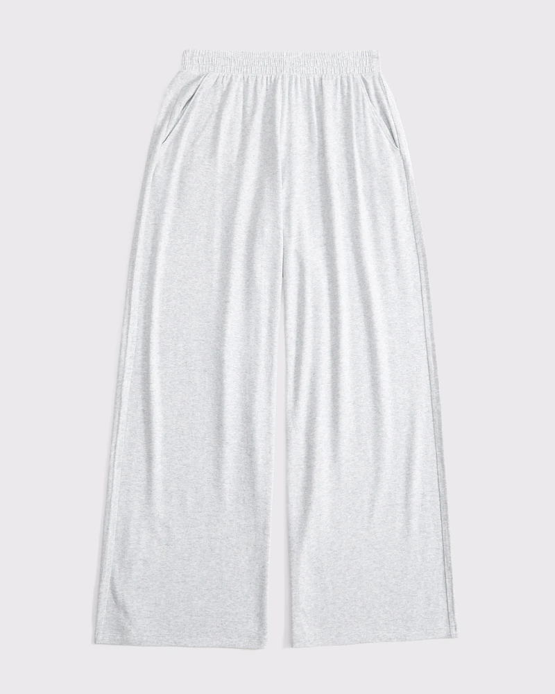 Cozy Lounge Knit Wide Leg Sweatpant