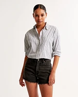 High Rise 90s Cutoff Short