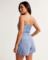 Curve Love A&F Sloane Tailored Short