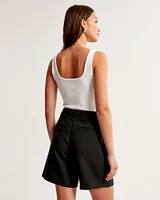 Mid Rise Tailored Short