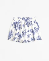 Linen-Blend Pull-On Short