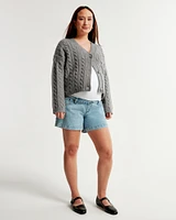 Maternity High Rise Dad Short