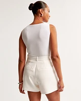 Curve Love A&F Sloane Tailored Short