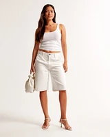 Curve Love Mid Rise Slouchy Short