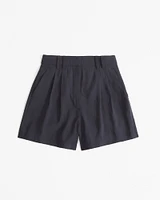 A&F Sloane Tailored Cupro Short