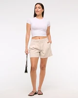 Curve Love A&F Sloane Low Rise Tailored Short