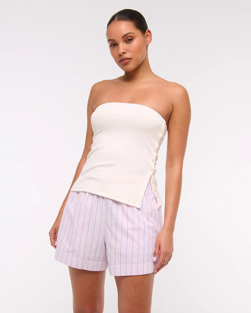 Poplin Pull-On Short
