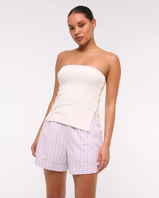 Poplin Pull-On Short