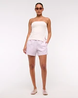 Poplin Pull-On Short