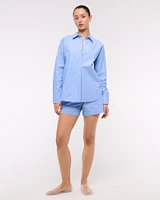 Poplin Pull-On Short