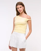 A&F Sloane Tailored Linen-Blend Short