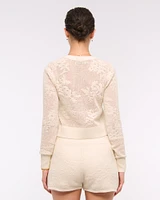 Mid Rise Open-Stitch Micro Short